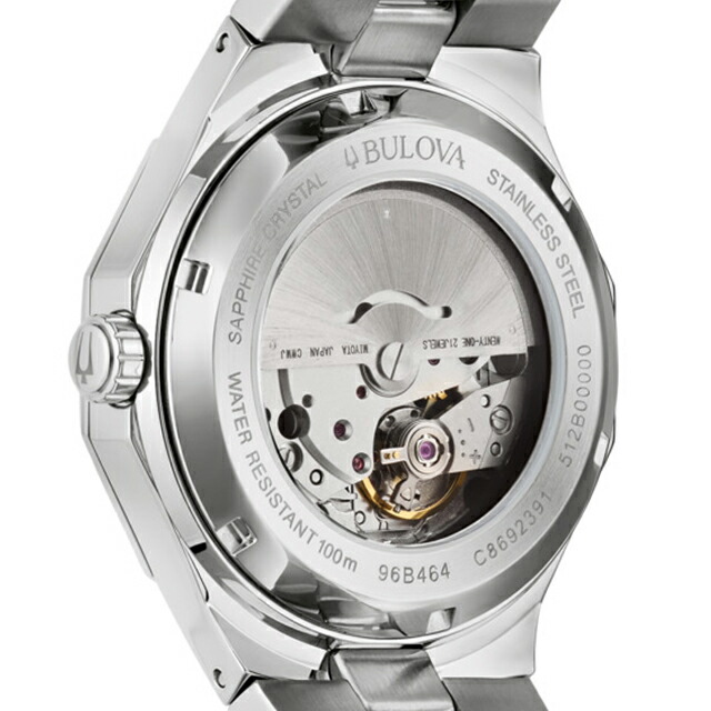 ブローバ クラシック 自動巻き 腕時計 ブランド メンズ BULOVA 96B464 アナログ グリーン おしゃれ 防水 プレゼント 男性 実用的