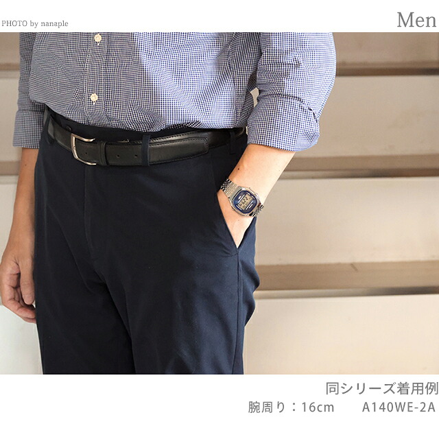 カシオ チープカシオ CASIO CLASSIC クォーツ 電池式 A140WE-2A ユニセックス チプカシ メンズ レディース 腕時計 ブランド デジタル ネイビー おしゃれ 防水 かわいい プレゼント 実用的