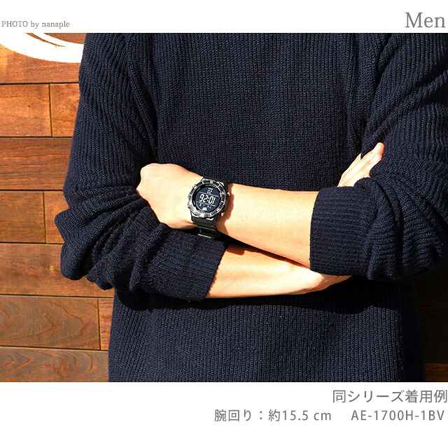 カシオ チープカシオ CASIO スタンダード クォーツ 電池式 AE-1700H-1BV 海外モデル メンズ チプカシ 腕時計 ブランド カシオ casio デジタル ブラック 黒 おしゃれ 防水 小さい 軽い かわいい プレゼント 実用的