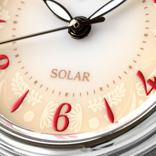 セイコー アルバ アンジェーヌ Life with flowers ソーラー 腕時計 レディース 替えベルト SEIKO ALBA ingenu AHJD435 アナログ ベージュグラデーション ブランド おしゃれ 防水 軽い 華奢 かわいい プレゼント 女性 実用的