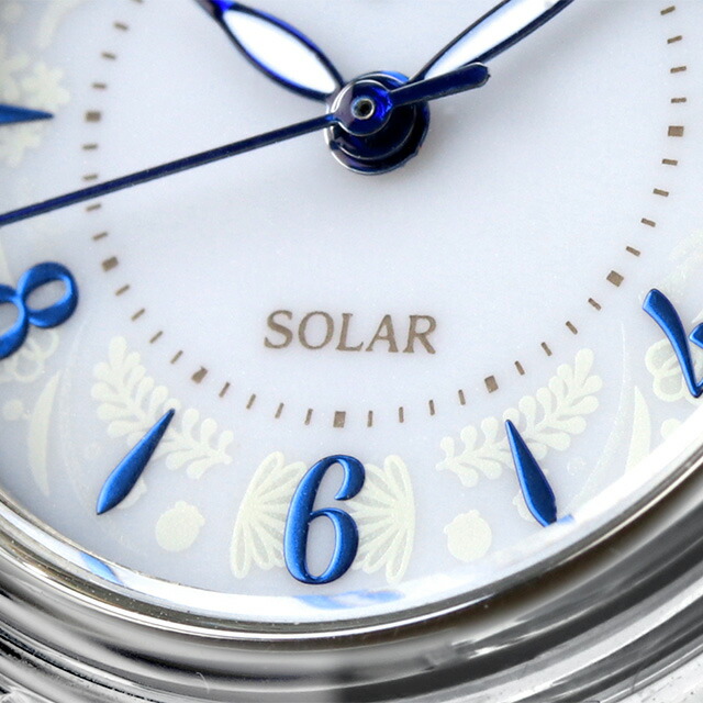 セイコー アルバ アンジェーヌ Life with flowers ソーラー 腕時計 レディース 替えベルト SEIKO ALBA ingenu AHJD436 アナログ シルバー ブランド おしゃれ 防水 軽い 華奢 かわいい プレゼント 女性 実用的