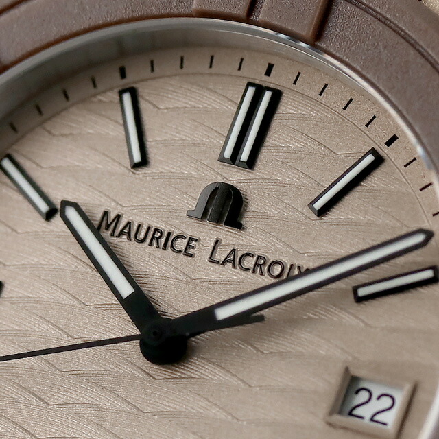 モーリスラクロア アイコン タイド 40mm クオーツ 腕時計 メンズ MAURICE LACROIX AI2008-IJJIZ-000-0 アナログ サンドベージュ カモフラージュ スイス製 ブランド おしゃれ 防水 プレゼント 男性 実用的