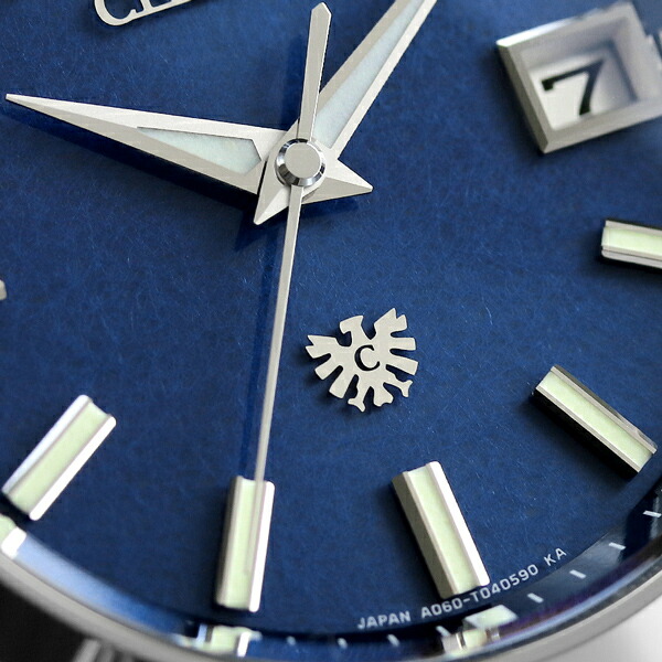 ザシチズン 年差±5秒 チタン エコドライブ ソーラー メンズ 腕時計 AQ4091-56L THE CITIZEN ブルー 高級 ブランド おしゃれ 防水 プレゼント 男性 実用的