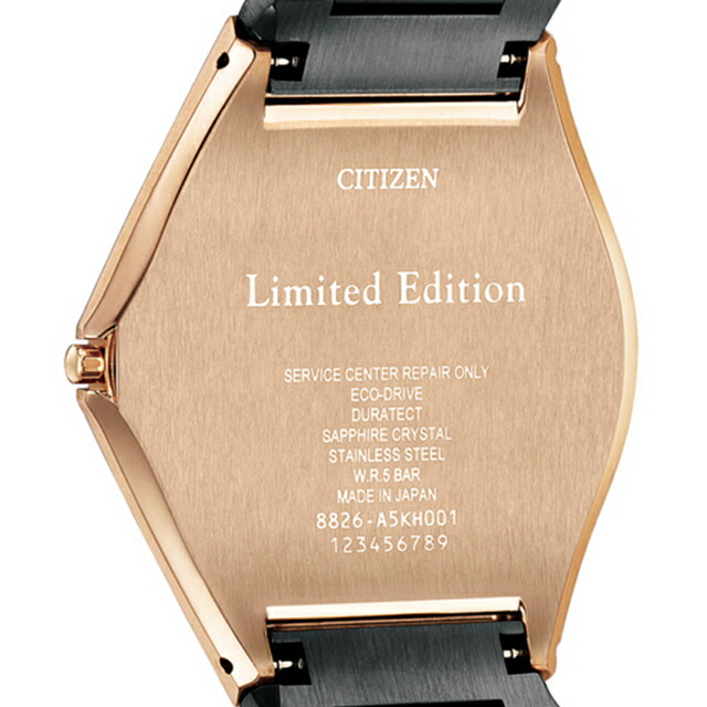 シチズン エコドライブ ワン エコドライブ 腕時計 ブランド メンズ 数量限定 ソーラー CITIZEN Eco-Drive One AR5062-52E アナログ ブラック 黒 日本製 おしゃれ 防水 プレゼント 男性 実用的