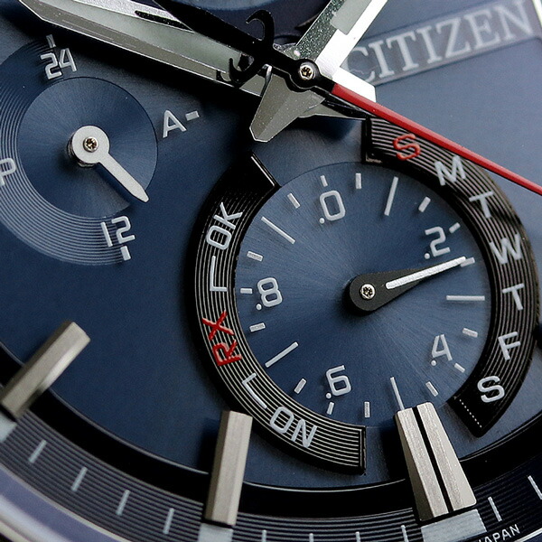 シチズン アテッサ アクトライン エコドライブ電波 チタン 電波ソーラー メンズ 腕時計 ソーラー電波腕時計 AT8186-51L CITIZEN ATTESA ACT Line ブルー ブラック 高級 ブランド おしゃれ 防水 文字盤 大きい プレゼント 男性 実用的