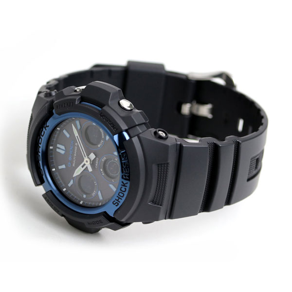 gショック ジーショック G-SHOCK 電波ソーラー 電波 アナデジ ブラック 黒 CASIO カシオ 腕時計 メンズ 大学生 AWG-M100A-1A AWG-M100SB-2A AWG-M100B-1A 選べるモデル ブランド おしゃれ 防水 軽い プレゼント 男性 実用的