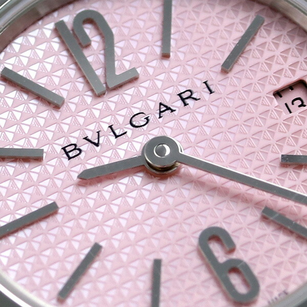 ブルガリ 時計 BVLGARI ブルガリ26mm クオーツ 腕時計 BB26C2SSD／JA ピンク 高級 ブランド おしゃれ 防水 軽い 華奢 かわいい プレゼント 女性 実用的