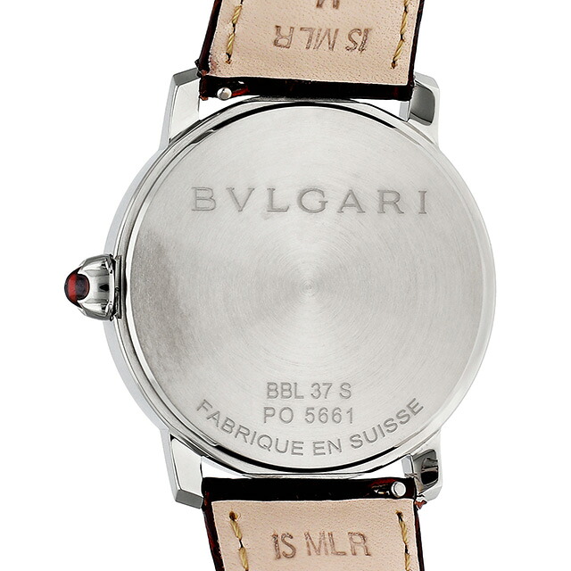 ブルガリ ブルガリブルガリ 自動巻き 腕時計 レディース BVLGARI BBL37WSLC9-12 アナログ ホワイトシェル ダークブラウン 白 スイス製 高級 ブランド おしゃれ 防水 軽い 華奢 かわいい プレゼント 女性 実用的
