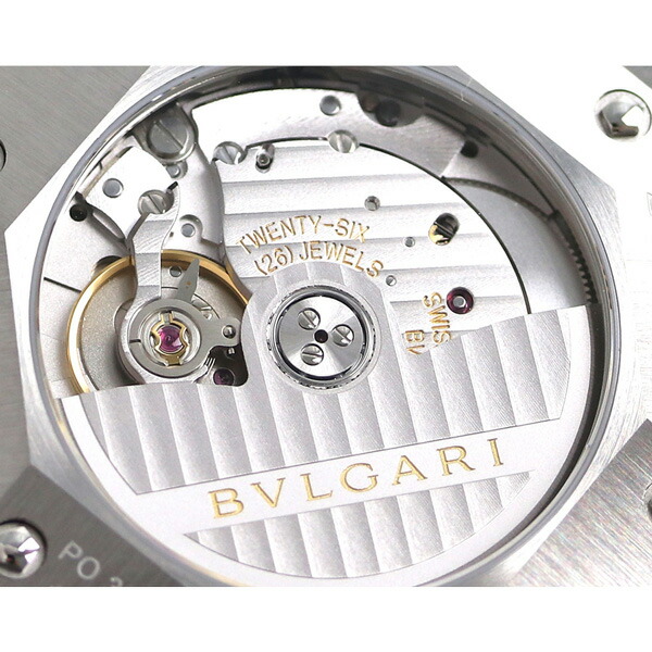 ブルガリ オクト ソロテンポ 自動巻き メンズ 腕時計 BGO38BSLD BVLGARI ブラック 高級 ブランド おしゃれ 防水 プレゼント 男性 実用的