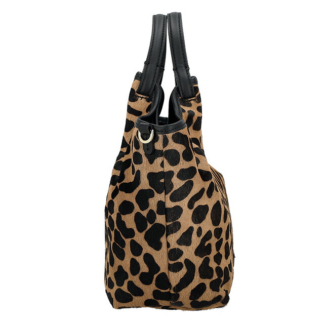 ジャンニキアリーニ ハンドバッグ レディース ブランド GIANNI CHIARINI レザー BS 11109 HORSY ブラウン/レオパード 軽量 小さめ 手提げ 高級 おしゃれ プレゼント 女性 実用的 かわいい