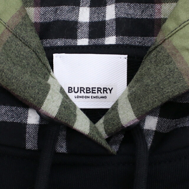 バーバリー パーカー レディース BURBERRY コットン100% ポルトガル 8055905 BLACK ブラック ファッション 選べるモデル