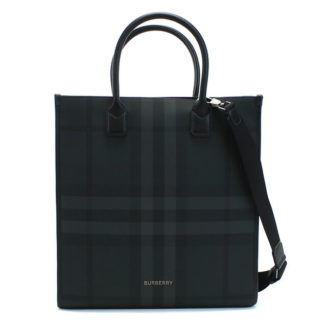 バーバリー トートバッグ ユニセックス ブランド BURBERRY ルーマニア 8062951 CHARCOAL グレー系 バッグ