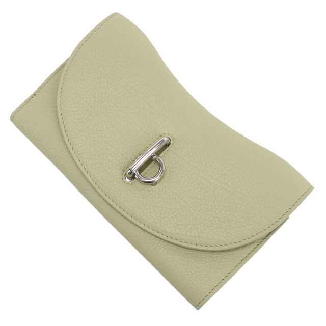 バーバリー 長財布三折小銭入付き レディース BURBERRY レザー イタリア 8081652 HUNTER グリーン系 財布 ウォレット ブランド 高級 おしゃれ プレゼント 実用的