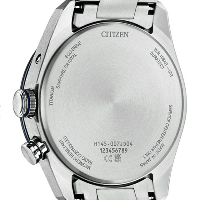 シチズン アテッサ UNITE with BLUE ダイレクトフライト ACT Line エコドライブ電波 腕時計 ブランド メンズ チタン 数量限定 電波ソーラー CITIZEN ATTESA CB0288-65L 日本製 高級 おしゃれ 防水 文字盤 大きい プレゼント 男性 実用的