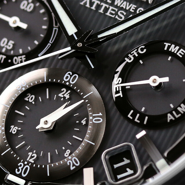 シチズン アテッサ エコ・ドライブGPS衛星電波時計 ダブルダイレクトフライト 腕時計 ブランド メンズ チタン クロノグラフ ソーラー CITIZEN ATTESA CC4055-65E 日本製 高級 おしゃれ 防水 文字盤 大きい プレゼント 男性 実用的