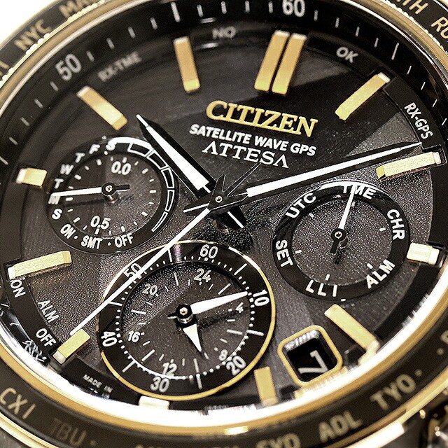 シチズン アテッサ LIGHT in BLACK Eco-Drive 50th Anniversary Edition ダブルダイレクトフライト ACT Line 腕時計 ブランド メンズ チタン 数量限定 クロノグラフ ソーラー CITIZEN ATTESA CC4078-51E アナログ 高級 おしゃれ 防水 文字盤 大きい プレゼント 男性 実用的