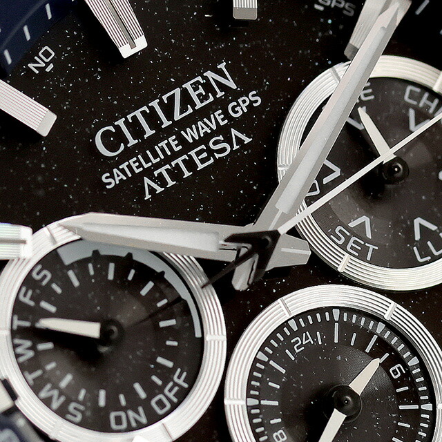 シチズン アテッサ ブルーユニバースコレクション 第2弾 ダブルダイレクトフライト ACT Line 限定モデル エコドライブGPS衛星電波 腕時計 ブランド メンズ チタン 数量限定 クロノ 高級 おしゃれ 防水 文字盤 大きい プレゼント 男性 実用的