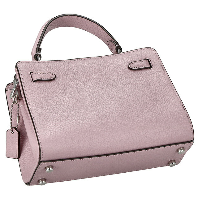 コーチ ハンドバッグ 2way ショルダーバッグ 斜めがけ レディース アウトレット ブランド COACH シグネチャー CC977 SVV7O ライトカーキ/ピンク 軽量 小さめ 手提げ 高級 おしゃれ プレゼント 女性 実用的 かわいい
