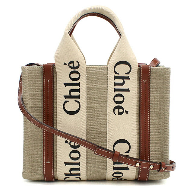 クロエ トートバッグ レディース CHLOE イタリア CHC22AS397I26 WHITE-BROWN 1 ベージュ系 ブラウン系 バッグ 軽量 手提げ ブランド 高級 おしゃれ プレゼント 女性 実用的 かわいい