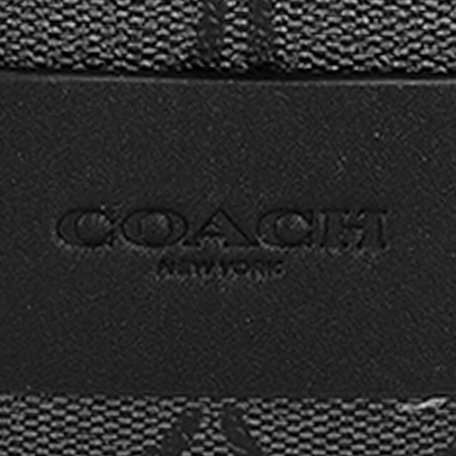 コーチ ボディバッグ ウエストポーチ メンズ アウトレット ブランド COACH CM106 QBMI5 チャコール/ブラック ショルダーバッグ 斜めがけ 軽量 小さめ 高級 おしゃれ プレゼント 男性 実用的 かっこいい