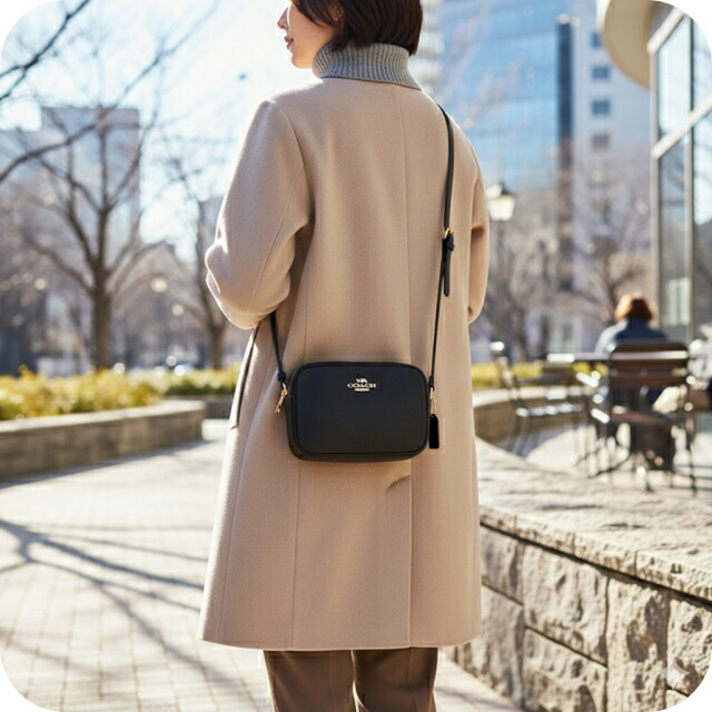 コーチ ショルダーバッグ メッセンジャーバッグ レディース アウトレット ブランド COACH シグネチャー レザー CR110 IMBLK ブラック 斜めがけ 高級 おしゃれ プレゼント 女性 実用的 かわいい