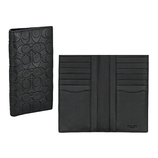 コーチ 長財布 メンズ ブランド COACH レザー CW356 BK BK ブラック ウォレット 高級 おしゃれ プレゼント 実用的