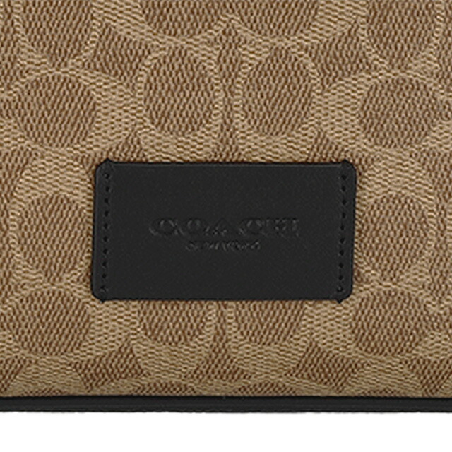 コーチ ショルダーバッグ メッセンジャーバッグ メンズ アウトレット ブランド COACH レザー CY824 QBNRX ライトブラウン/ブラック 斜めがけ 高級 おしゃれ プレゼント 男性 実用的 かっこいい