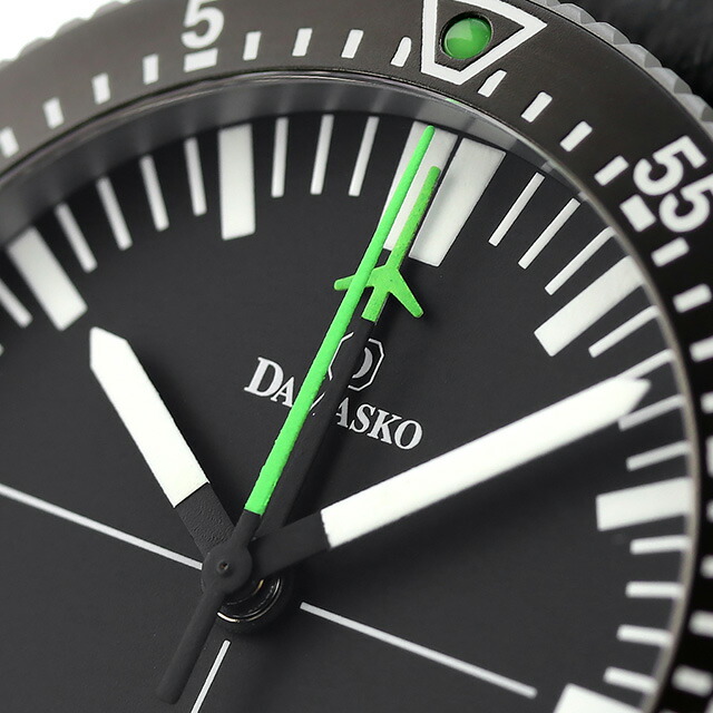 ダマスコ ストップミニット 自動巻き 腕時計 メンズ クロノグラフ DAMASKO DC80 GR L アナログ ブラック 黒 ドイツ製 ブランド おしゃれ 防水 プレゼント 男性 実用的