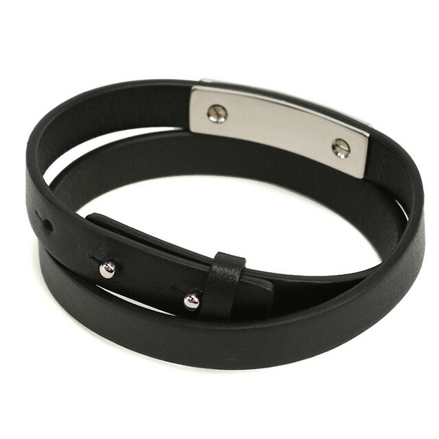 ディオール ブレスレット メンズ ブランド Christian Dior イタリア B1896 ブラック アクセサリー