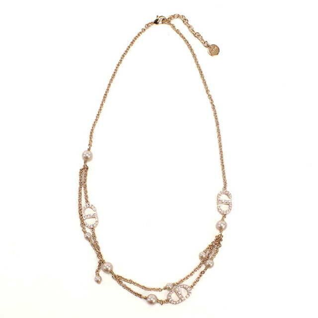 ディオール ネックレス レディース ブランド Christian Dior インド N2701 ゴールド系 アクセサリー