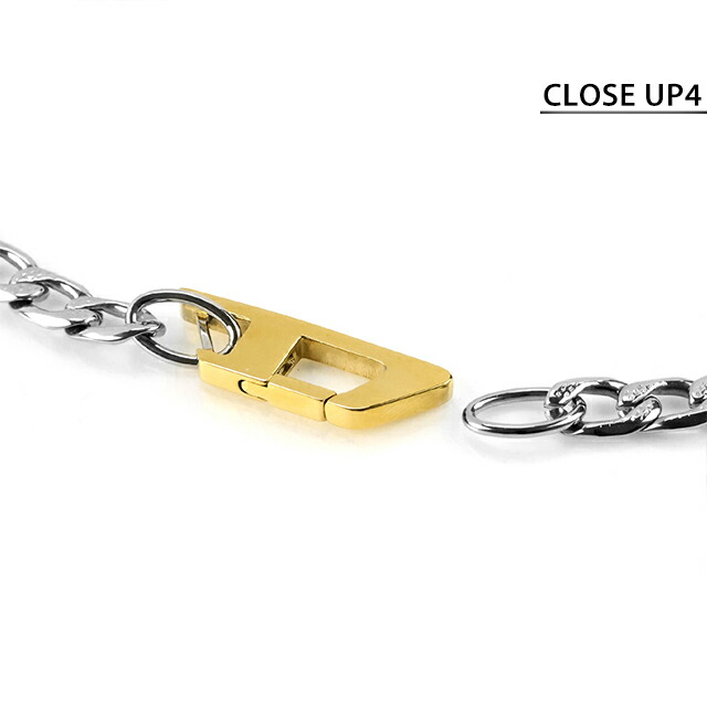 ディーゼル ネックレス メンズ レディース ブランド DIESEL チェーン ロゴ シルバー ゴールド アクセサリー