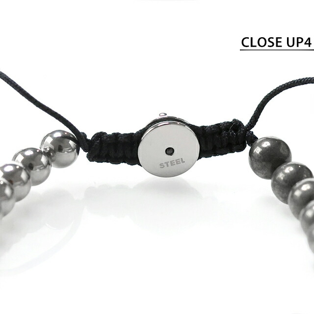 ディーゼル ブレスレット メンズ レディース ブランド DIESEL シルバー アクセサリー