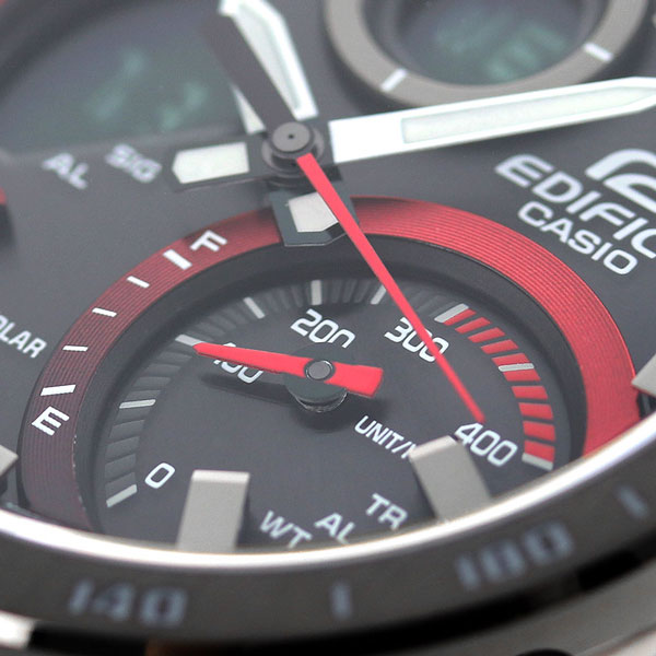 カシオ エディフィス 海外モデル ソーラー ECB-900 メンズ アナデジ ECB-900DB-1ADR CASIO EDIFICE 腕時計 Bluetooth ブラック レッド ブランド おしゃれ 防水 文字盤 大きい プレゼント 男性 実用的