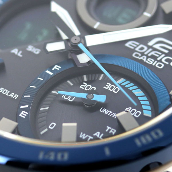 カシオ エディフィス 海外モデル ソーラー ECB-900 メンズ アナデジ ECB-900DB-1BDR CASIO EDIFICE 腕時計 Bluetooth ブラック ブルー ブランド おしゃれ 防水 文字盤 大きい プレゼント 男性 実用的