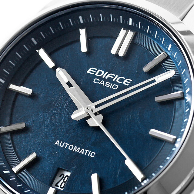 エディフィス EDIFICE 自動巻き K-100D-2A 海外モデル メンズ 腕時計 ブランド カシオ casio アナログ ネイビー おしゃれ 防水 文字盤 大きい プレゼント 男性 実用的