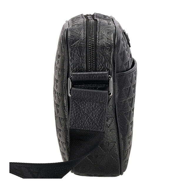 エンポリオ・アルマーニ ショルダーバッグ メンズ ブランド EMPORIO ARMANI EM001682-AF14774 UC001 ブラック 斜めがけ ブランド 高級 おしゃれ プレゼント 男性 実用的 かっこいい