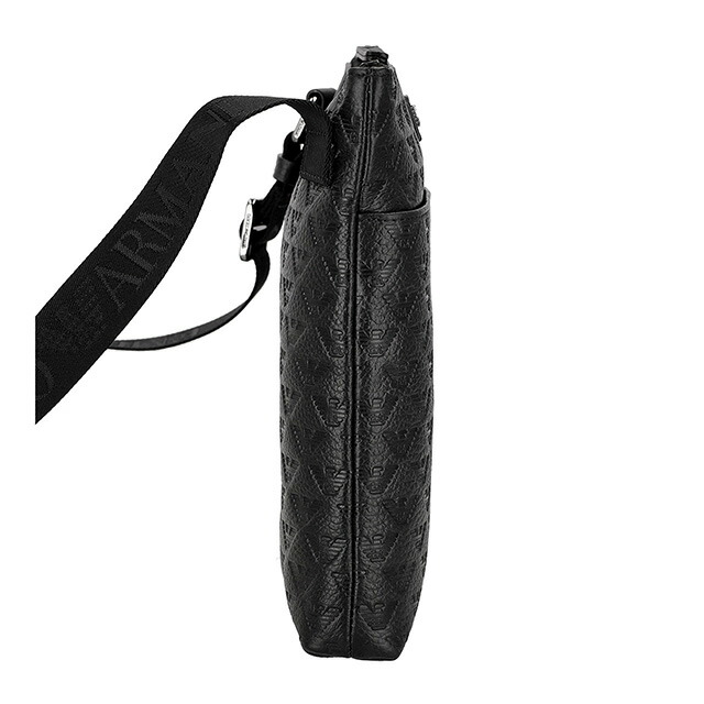 エンポリオ・アルマーニ ショルダーバッグ メンズ ブランド EMPORIO ARMANI EM001688-AF14774 UC001 ブラック 斜めがけ ブランド 高級 おしゃれ プレゼント 男性 実用的 かっこいい