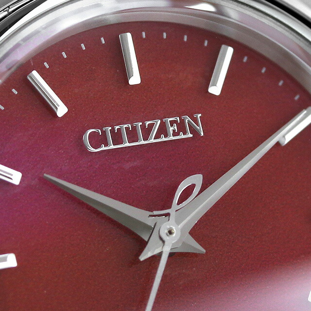 シチズン エル ARCLY Collection 光発電エコドライブ 腕時計 レディース ダイヤモンド 替えベルト ソーラー CITIZEN L EM1090-78X アナログ ラスティレッド 赤 ブランド おしゃれ 防水 軽い 華奢 かわいい プレゼント 女性 実用的