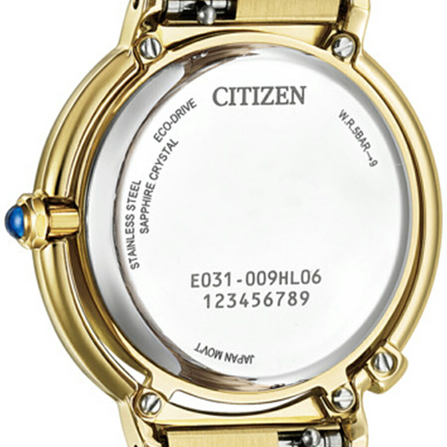 シチズン エル ARCLY Collection 限定モデル 光発電エコドライブ 腕時計 ブランド レディース 数量限定 ダイヤモンド ソーラー CITIZEN L EM1099-57L アナログ ブルー ゴールド おしゃれ 防水 軽い 華奢 かわいい プレゼント 女性 実用的