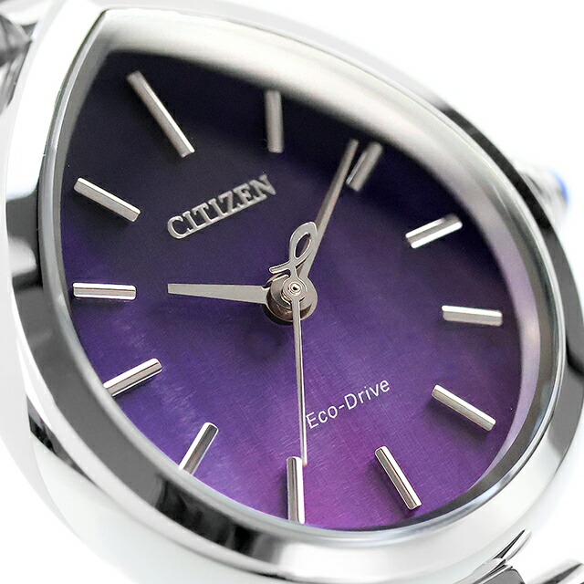 シチズン エル RAINELL Collection エコドライブ 腕時計 ブランド レディース ソーラー CITIZEN L EM1200-55X アナログ パープル おしゃれ 防水 軽い 華奢 かわいい プレゼント 女性 実用的