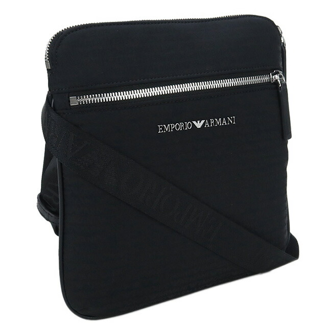 エンポリオ・アルマーニ 斜め掛け ショルダーバッグ メンズ EMPORIO ARMANI Y4M425 BLACK-BLACK ブラック バッグ 斜めがけ ブランド 高級 おしゃれ プレゼント 男性 実用的 かっこいい