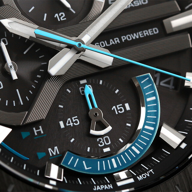 EDIFICE エディフィス ソーラー EQS-920DB-1B 海外モデル メンズ 腕時計 カシオ casio アナログ ブラック 黒 ブランド おしゃれ 防水 文字盤 大きい プレゼント 男性 実用的