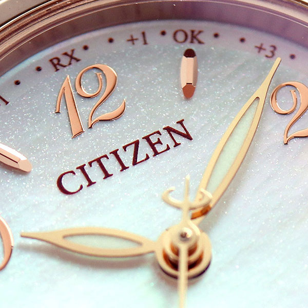 シチズン エクシード エコドライブ電波 チタン 電波ソーラー レディース 腕時計 ソーラー電波腕時計 ソーラー電波時計 ES9472-54W CITIZEN EXCEED ホワイトシェル サクラピンク（R） 高級 ブランド おしゃれ 防水 軽い 華奢 かわいい プレゼント 女性 実用的