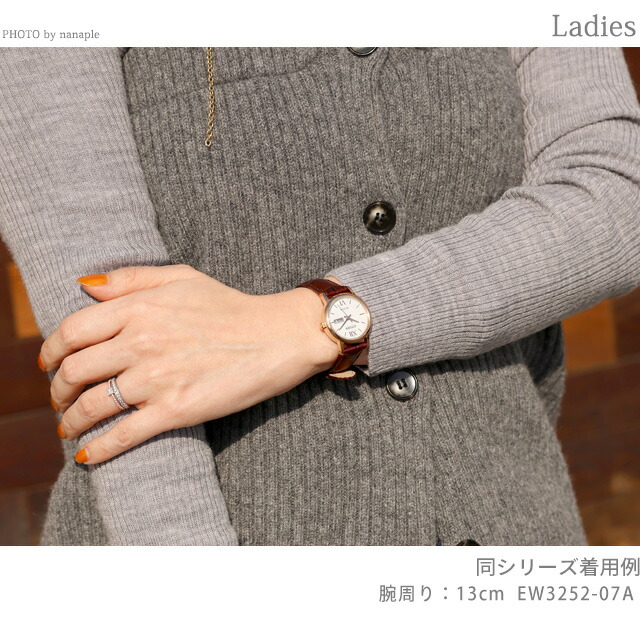 シチズン コレクション ソーラー デイデイト レディース 腕時計 EW3252-07A CITIZEN ホワイト 時計 ブランド おしゃれ 防水 プレゼント 女性 実用的