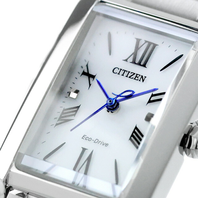 シチズン エル エコドライブ 腕時計 ブランド レディース ソーラー CITIZEN L EW5620-55A アナログ ホワイト 白 おしゃれ 防水 軽い 華奢 かわいい プレゼント 女性 実用的