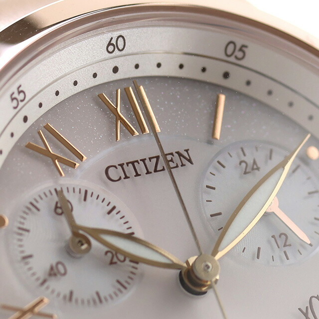 シチズン クロスシー basic collection 光発電エコドライブ 腕時計 ブランド レディース クロノグラフ ソーラー CITIZEN xC FB1405-58A アナログ 日本製 おしゃれ 防水 軽い 華奢 かわいい プレゼント 女性 実用的