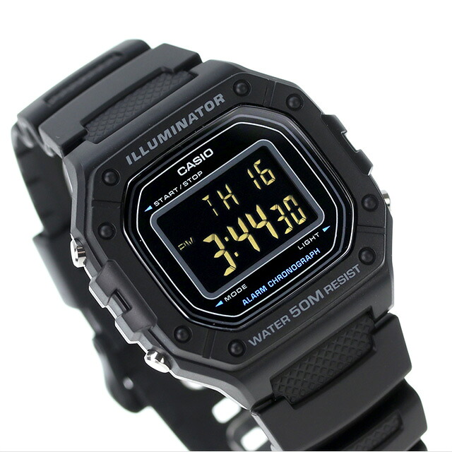 カシオ チープカシオ CASIO クォーツ 電池式 FD-W-218H 海外モデル ユニセックス チプカシ メンズ レディース 腕時計 ブランド カシオ casio デジタル ブラック 黒 選べるモデル プレゼント 実用的 30代 40代 夫