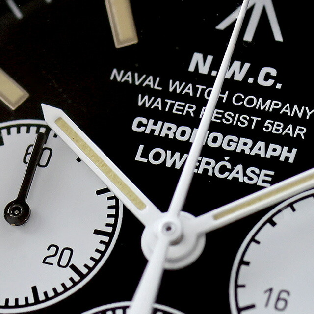 ナバルウォッチ NAVAL WATCH Produced by LOWERCASE クォーツ 電池式 腕時計 ブランド メンズ クロノグラフ NAVAL WATCH FRXC001 アナログ ブラック 黒 日本製 おしゃれ 防水 プレゼント 男性 実用的