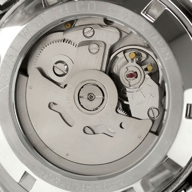 ナバルウォッチ Naval Watch Produced By LOWERCASE 自動巻き 腕時計 ブランド メンズ NAVAL WATCH FRXD002 アナログ ホワイト 白 日本製 おしゃれ 防水 プレゼント 男性 実用的