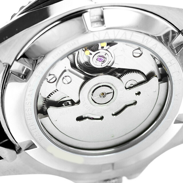 ナバルウォッチ NAVAL WATCH Produced by LOWERCASE GMT 自動巻き 腕時計 ブランド メンズ NAVAL WATCH FRXD004 アナログ ブラック 黒 日本製 おしゃれ 防水 プレゼント 男性 実用的